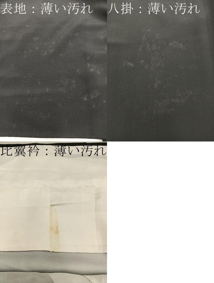 平和屋着物■豪華黒留袖　風景文　暈し染め　正絹　逸品　BAAY1076mz