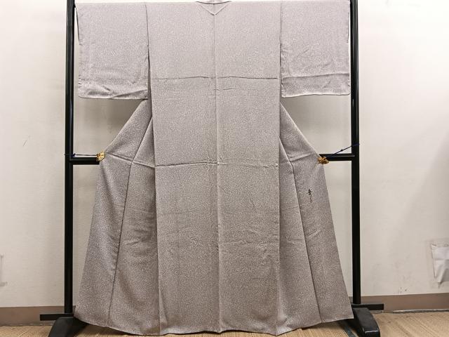 平和屋着物●京友禅の第一人者　松井青々　小紋　霞文　正絹　逸品　BAAY1080mz