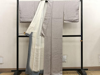 平和屋着物●京友禅の第一人者　松井青々　小紋　霞文　正絹　逸品　BAAY1080mz