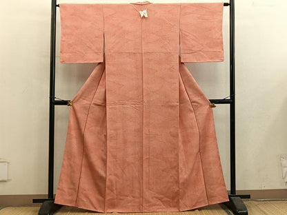 平和屋着物■上質な小紋　雲重ね文　正絹　逸品　未使用　BAAY1096mz