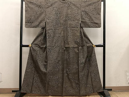平和屋着物■本場大島紬　9マルキ　風景文　正絹　逸品　BAAY1112mz