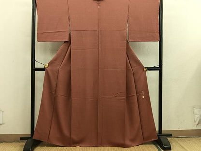 平和屋着物●江戸小紋　作家物　鮫小紋柄　草木染め　正絹　逸品　BAAY1113mz