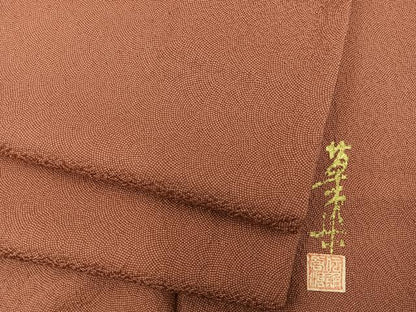 平和屋着物●江戸小紋　作家物　鮫小紋柄　草木染め　正絹　逸品　BAAY1113mz