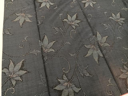 平和屋着物■本場大島紬　唐草文　正絹　逸品　BAAY1117mz