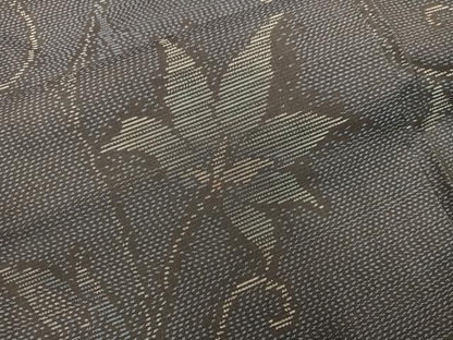 平和屋着物■本場大島紬　唐草文　正絹　逸品　BAAY1117mz