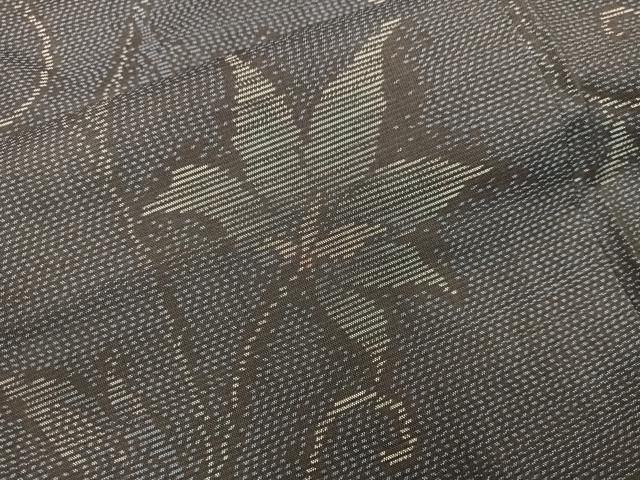 平和屋着物■本場大島紬　唐草文　正絹　逸品　BAAY1117mz