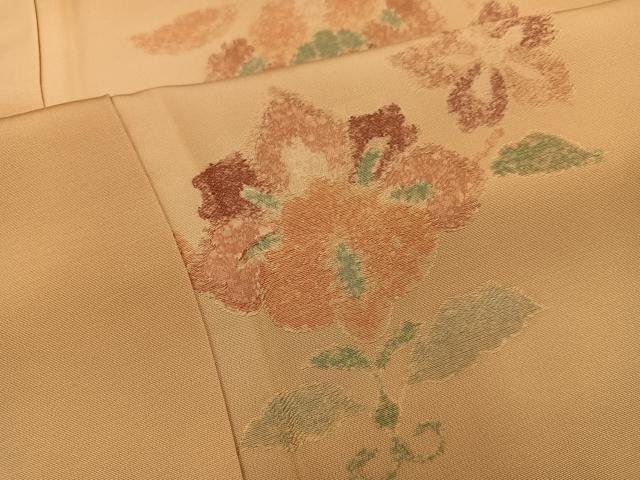 平和屋着物■上質な小紋　草花文　正絹　逸品　未使用　BAAY1127mz