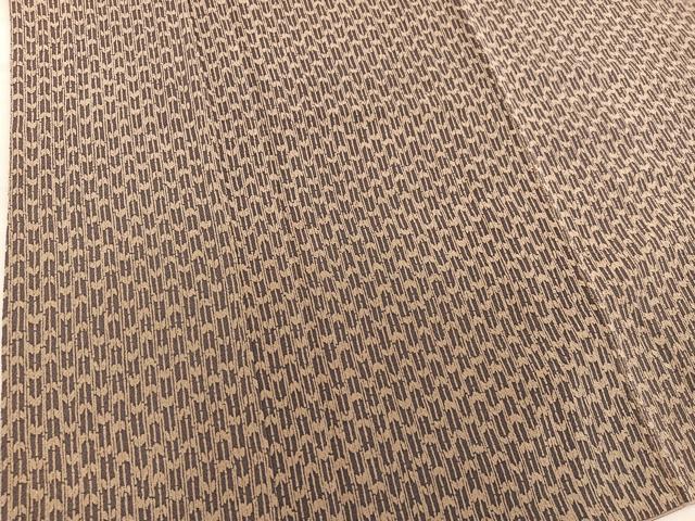 平和屋着物■上質な小紋　矢絣文様　鬼しぼ縮緬　ますいわ屋扱い　正絹　逸品　BAAY1133mz