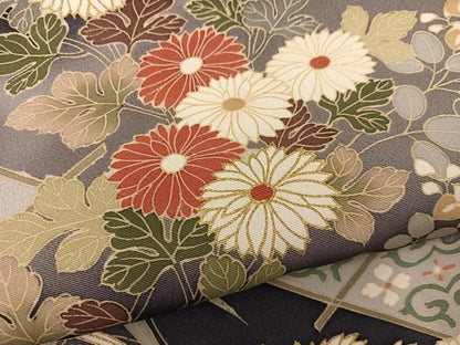 平和屋着物●訪問着　貝桶菊花文　暈し染め　金彩　高島屋扱い　正絹　逸品　BAAY1137mz