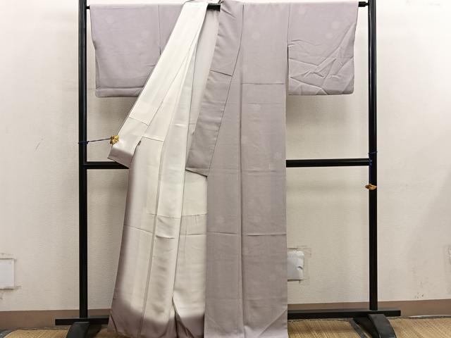 平和屋着物■江戸小紋　鮫小紋柄　ますいわ屋扱い　正絹　逸品　BAAY1138mz