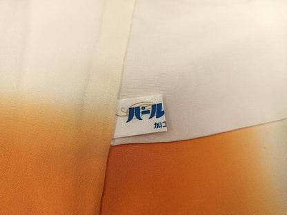 平和屋着物●訪問着　友禅　草花文　正絹　逸品　BAAY1139mz