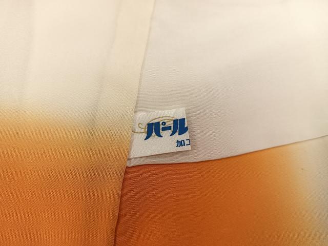 平和屋着物●訪問着　友禅　草花文　正絹　逸品　BAAY1139mz