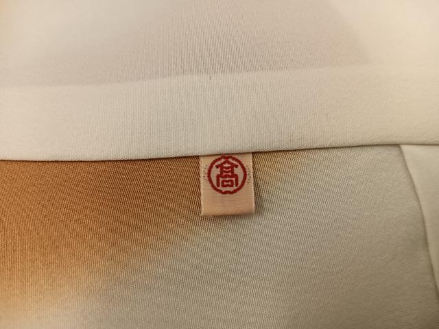 平和屋着物●訪問着　雪輪梅花文　暈し染め　金彩　鬼しぼ縮緬　高島屋扱い　正絹　逸品　BAAY1144mz