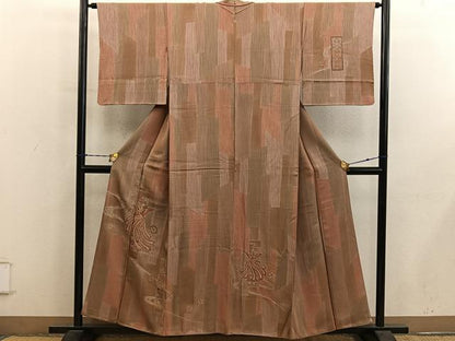 平和屋着物■訪問着　総刺繍　スワトウ刺繍　鳳凰花文　正絹　逸品　BAAY1172mz