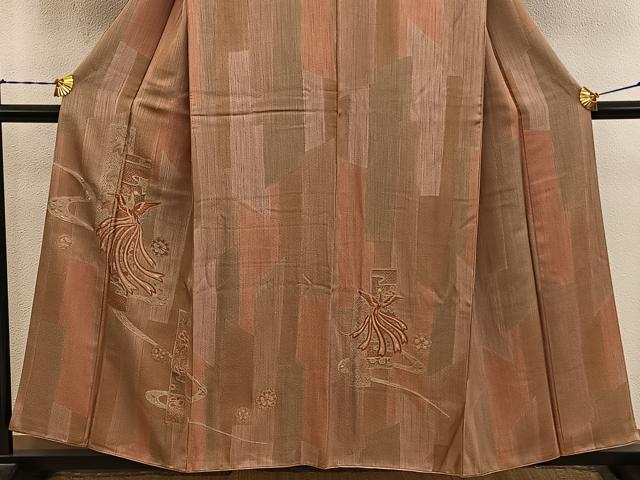 平和屋着物■訪問着　総刺繍　スワトウ刺繍　鳳凰花文　正絹　逸品　BAAY1172mz