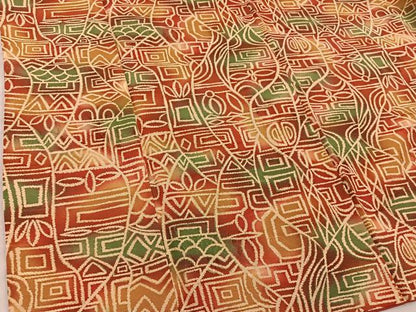 平和屋着物■上質な小紋　幾何学文様　正絹　逸品　BAAY1246mz