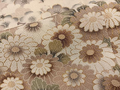 平和屋着物■豪華色留袖　菊梅花文　暈し染め　金彩　鬼しぼ縮緬　正絹　逸品　BAAY1258mz