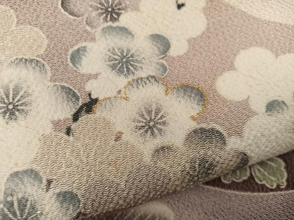 平和屋着物■豪華色留袖　菊梅花文　暈し染め　金彩　鬼しぼ縮緬　正絹　逸品　BAAY1258mz