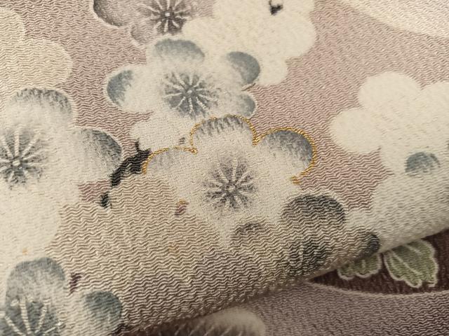 平和屋着物■豪華色留袖　菊梅花文　暈し染め　金彩　鬼しぼ縮緬　正絹　逸品　BAAY1258mz