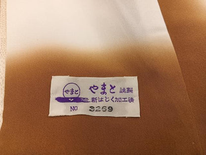 平和屋着物■訪問着　駒刺繍　絞り　流水文　やまと誂製　正絹　逸品　BAAY1276mz