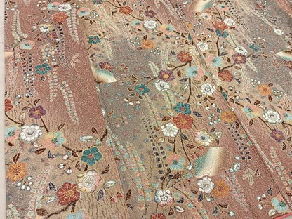 平和屋着物■上質な小紋　辻が花　金彩　正絹　逸品　BAAY1278mz