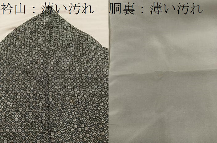 平和屋着物■江戸小紋　菊花文　正絹　逸品　BAAY1280mz