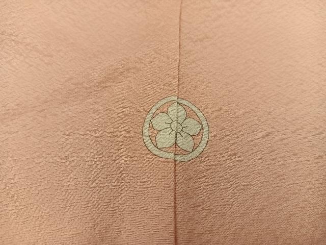 平和屋着物■訪問着　草花文　寿光織　銀糸　正絹　逸品　BAAY1294mz