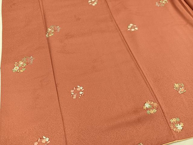 平和屋着物■上質な小紋 花丸文 金彩 正絹 逸品 BAAY1359mz