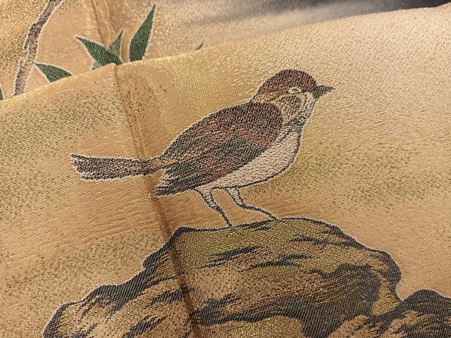 平和屋着物●豪華黒留袖　南天福寿　寿光織　暈し染め　金糸　正絹　逸品　BAAY1463mz