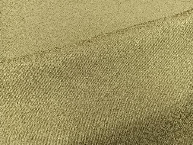 平和屋着物■上質な色無地　青朽葉色　正絹　逸品　BAAY1590mz