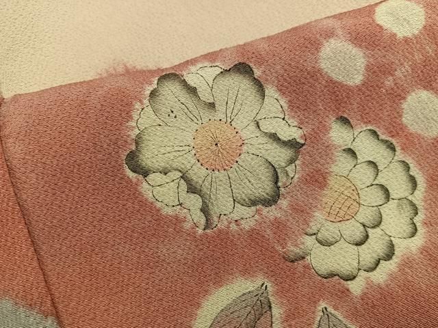 平和屋着物■訪問着　辻が花　正絹　逸品　BAAY1595mz