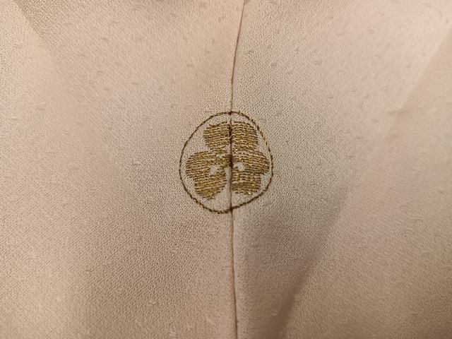 平和屋着物■訪問着　刺繍　青海波菊花文　正絹　逸品　BAAY1615mz