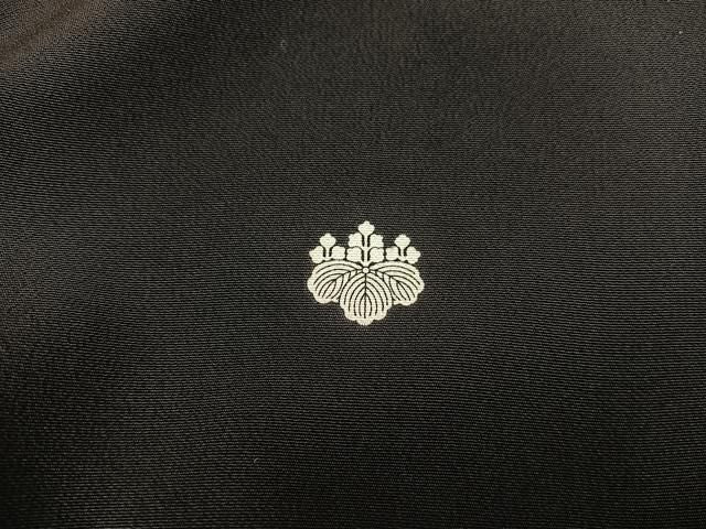 平和屋着物■豪華黒留袖　扇面宝尽し花文　金彩　正絹　逸品　BAAY1795mz