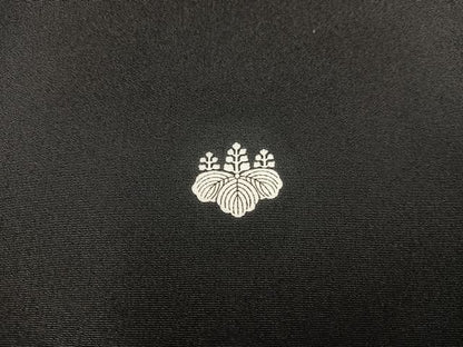 平和屋着物■豪華黒留袖　駒刺繍　風景文　金彩　正絹　逸品　BAAY1801mz
