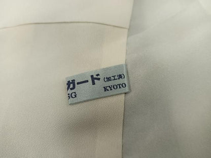 平和屋着物■上質な小紋　流水花文　正絹　逸品　BAAY1989mz