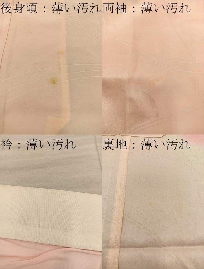 平和屋着物■長襦袢　無双仕立て　草花地紋　暈し染め　正絹　逸品　BAAY2003mz