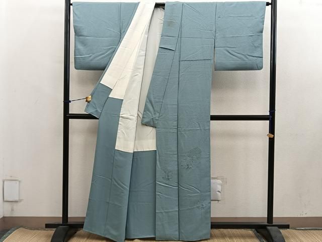 平和屋着物■豪華色留袖　総刺繍　スワトウ刺繍　雪輪花文　正絹　逸品　BAAY2043mz