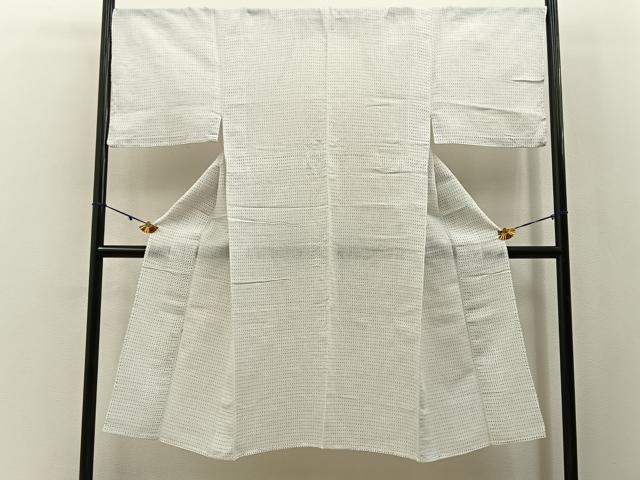 平和屋着物∴夏物　男性　小紋・浴衣兼用　吉祥文　綿麻　逸品　BAAY3002hj