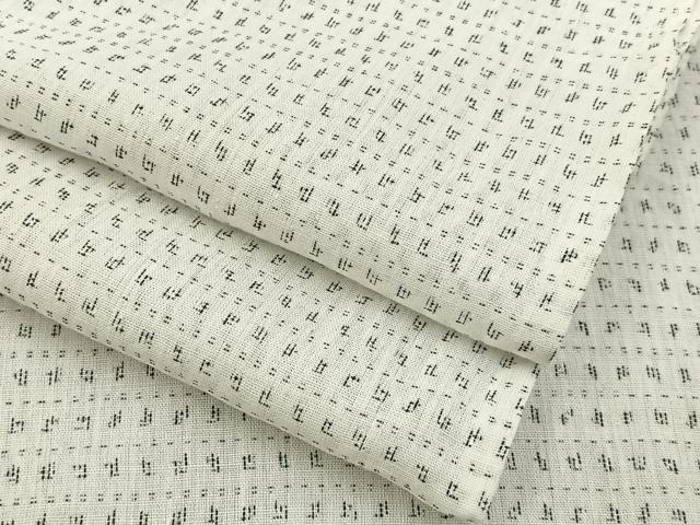 平和屋着物∴夏物　男性　小紋・浴衣兼用　吉祥文　綿麻　逸品　BAAY3002hj