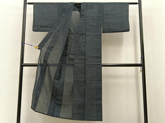 平和屋着物＊夏物 小紋 紗 草花文 AAAW8575st 平和屋着物＊夏物 小紋