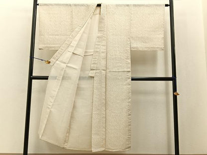 平和屋着物∴夏物　男性　小紋・浴衣兼用　幾何学文様　BAAY3004hj