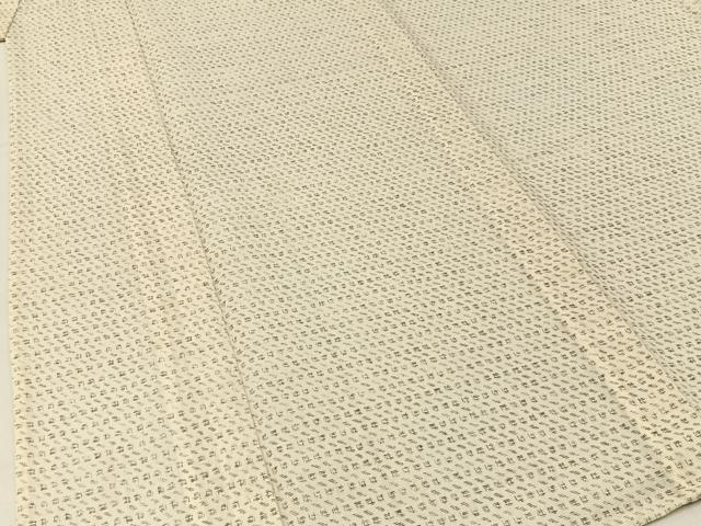 平和屋着物∴夏物　男性　小紋・浴衣兼用　幾何学文様　BAAY3004hj