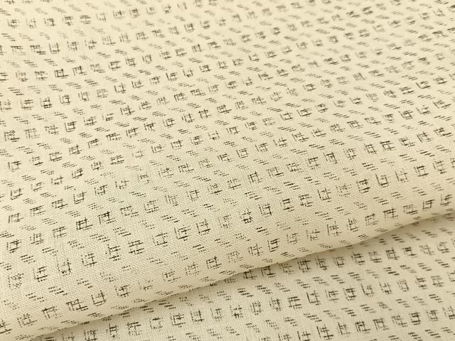 平和屋着物∴夏物　男性　小紋・浴衣兼用　幾何学文様　BAAY3004hj
