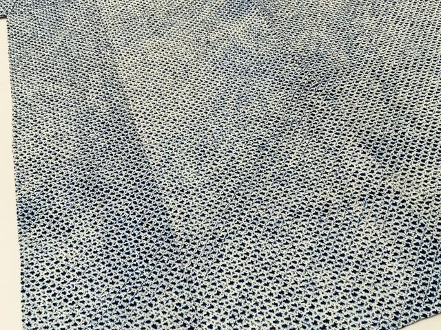 平和屋着物∴夏物　男性　浴衣　有松鳴海絞り　三浦絞り　綿　逸品　BAAY3008hj