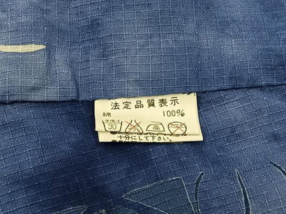 平和屋着物∴夏物　浴衣　綿紅梅　百合　綿　逸品　BAAY3014hj