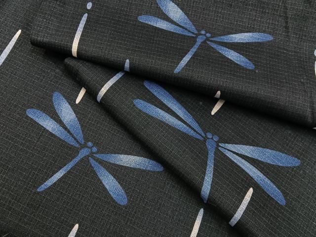 平和屋着物∴夏物　浴衣　綿紅梅　蜻蛉　綿　逸品　BAAY3015hj
