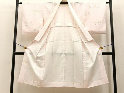 平和屋着物■長襦袢　無双仕立て　人物文　洗える着物　BAAY3026hj