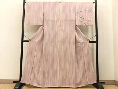 平和屋着物■上質な小紋　花尽し　暈し染め　正絹　逸品　BAAY3069hj