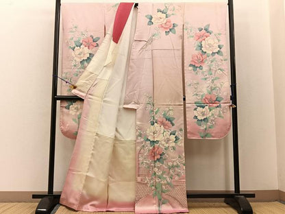 平和屋着物■豪華振袖　西洋風景文　暈し染め　銀彩　正絹　逸品　BAAY3072hj
