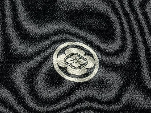 平和屋着物■豪華黒留袖　駒刺繍　飛鶴浜松文　金彩　正絹　逸品　BAAY3095hj